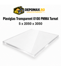 Plexiglas transparent 0100 PMMA turnat 5 x 2050 x 3050 mm